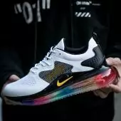 nike air max 720 pas cher homme chaussures arc en ciel white